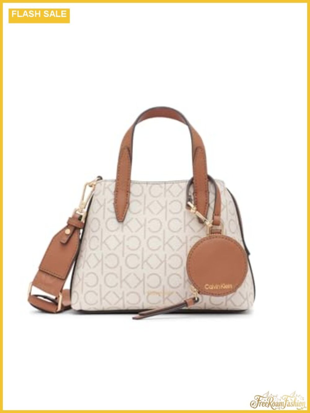 Vegan Leather Mini Satchel Crossbody Bag with Coin Purse